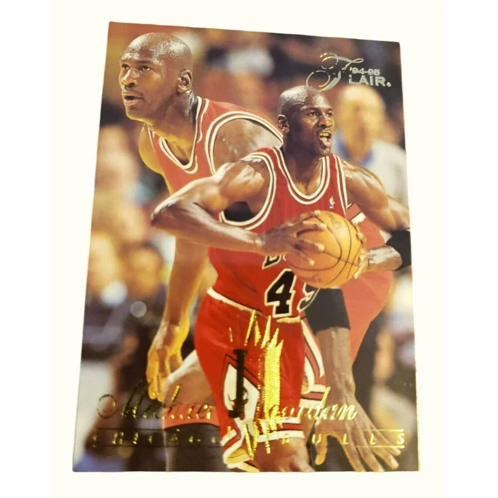 1994-95 Flair MICHAEL JORDAN NBA Basketball Trading Card 326 Chicago Bulls H.O.F